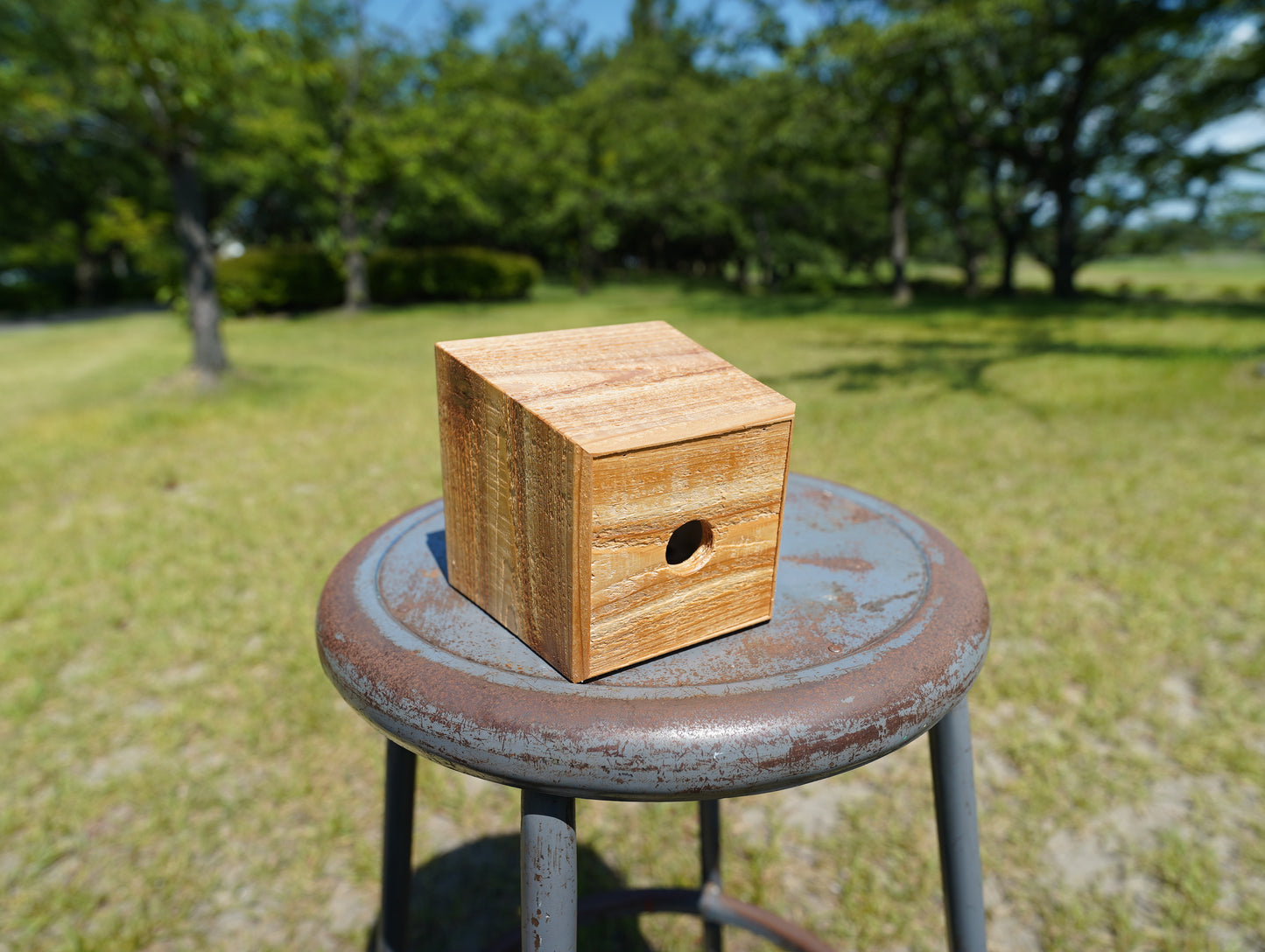 Sustainable wood tapered 105 & vintage nametag #6