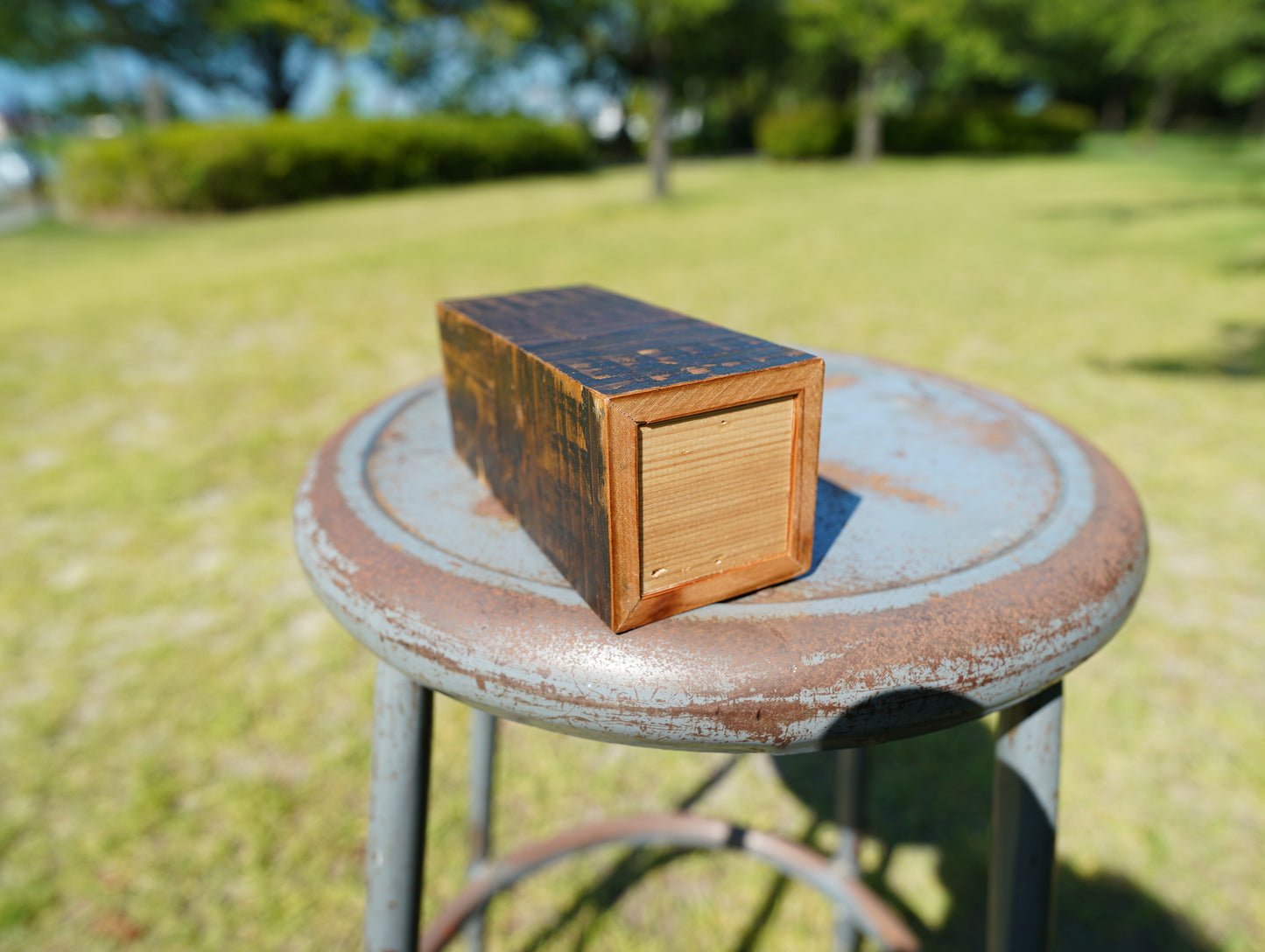 Old wood dry vase #14
