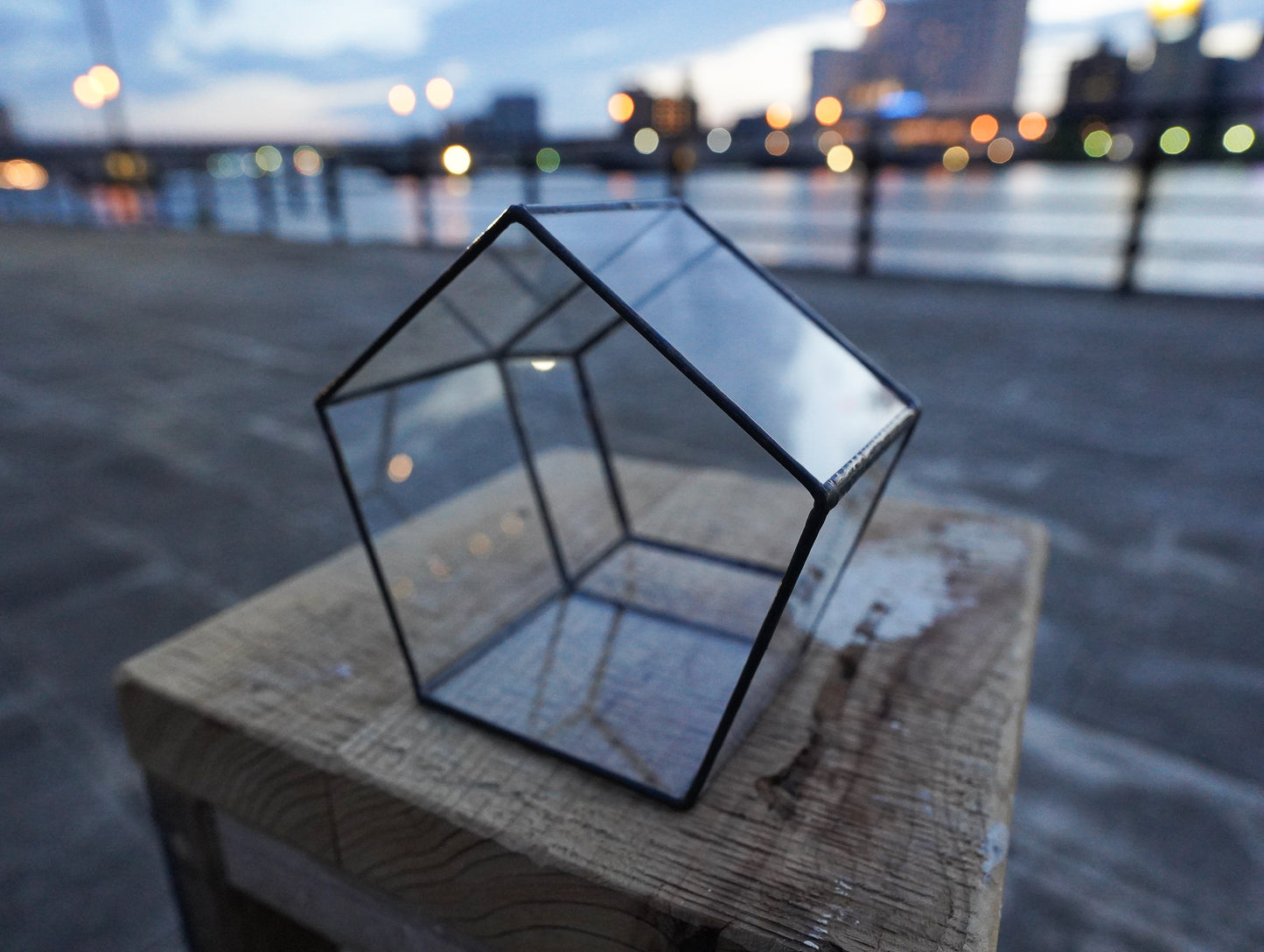 Glass Planter pentagon BF#28