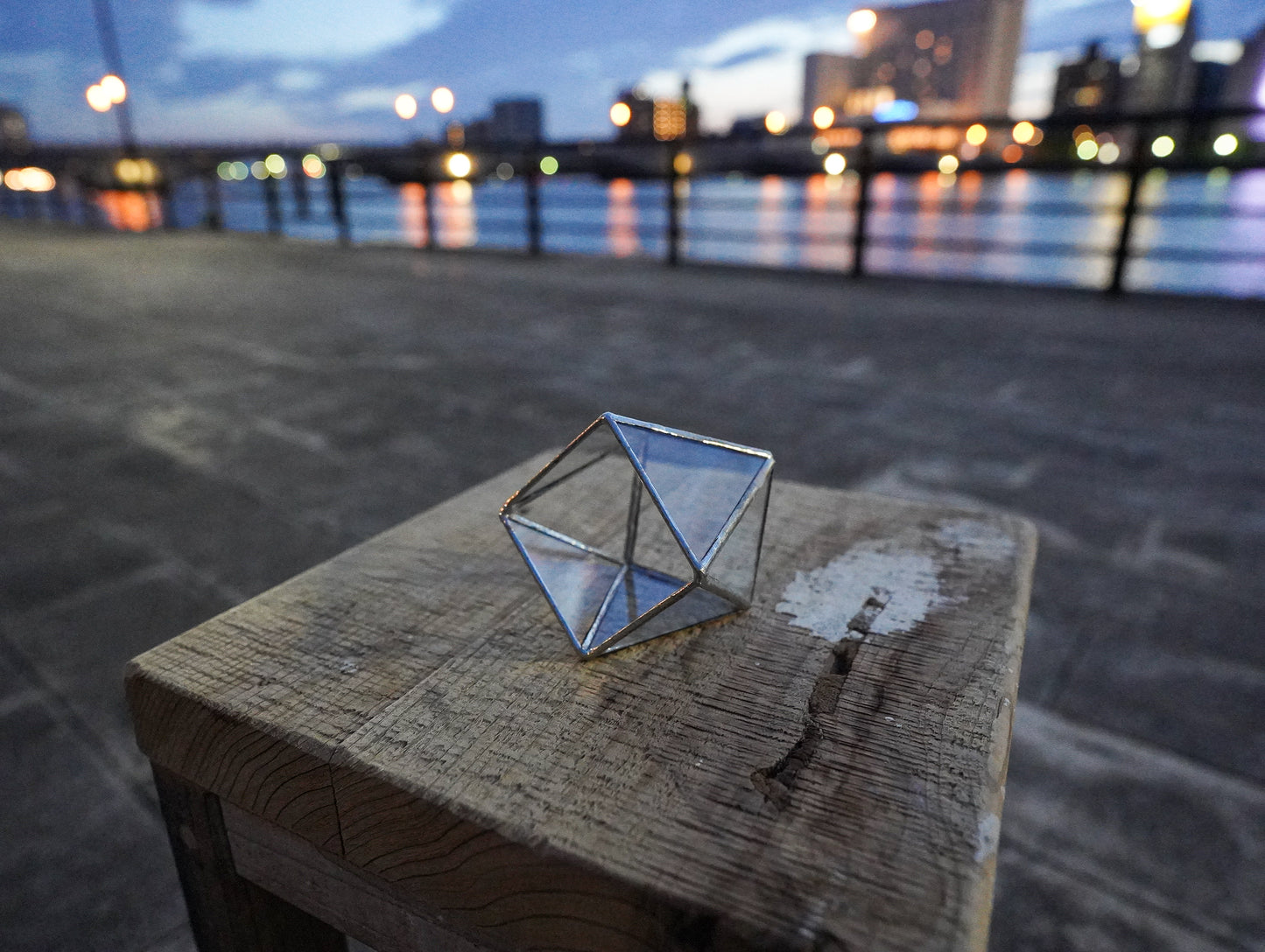 Glass Planter polygon mini #31