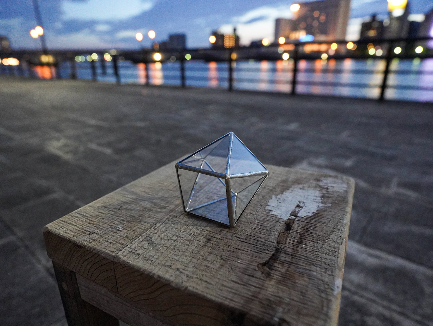 Glass Planter polygon mini #31