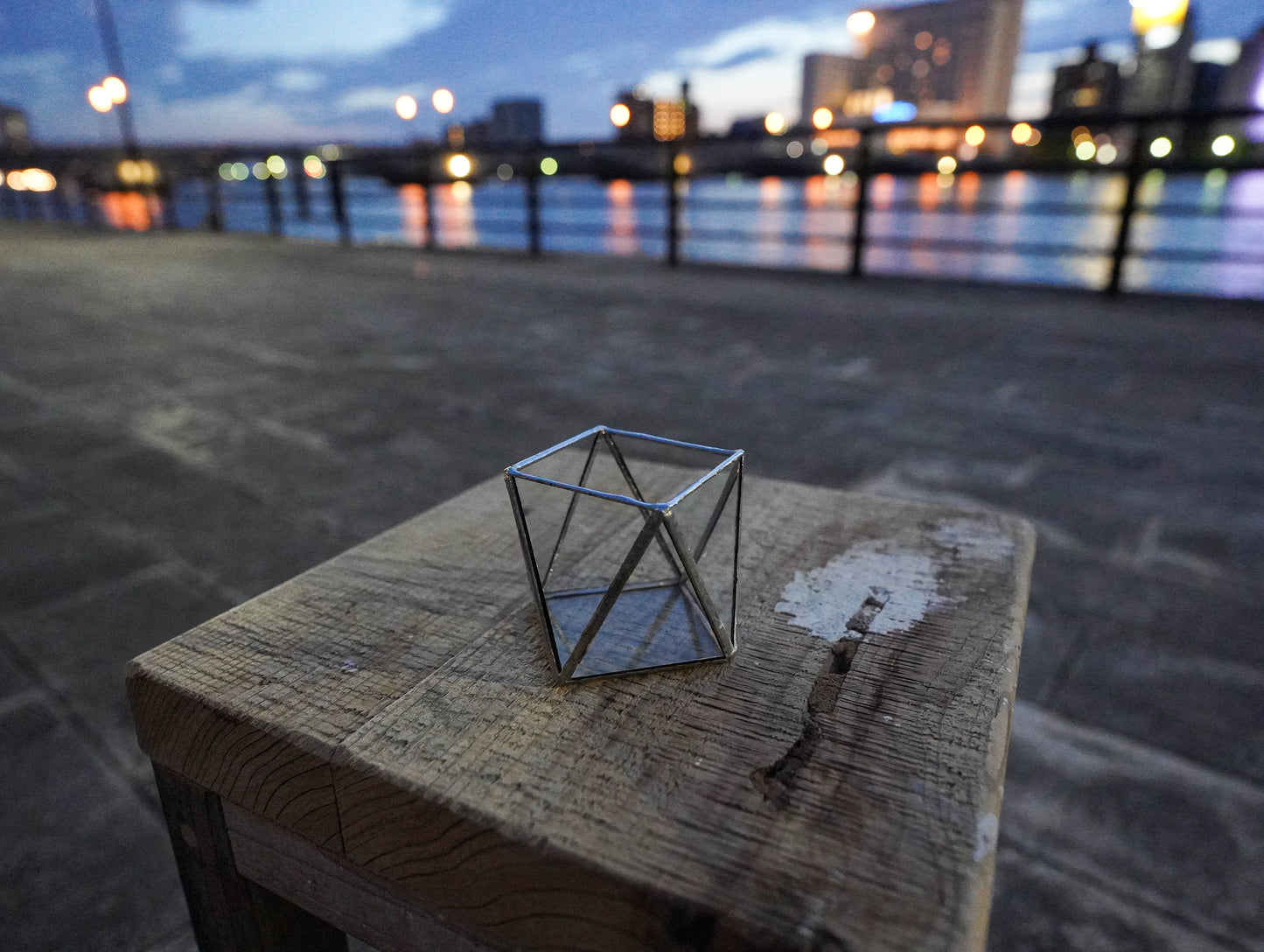 Glass Planter polygon mini #32