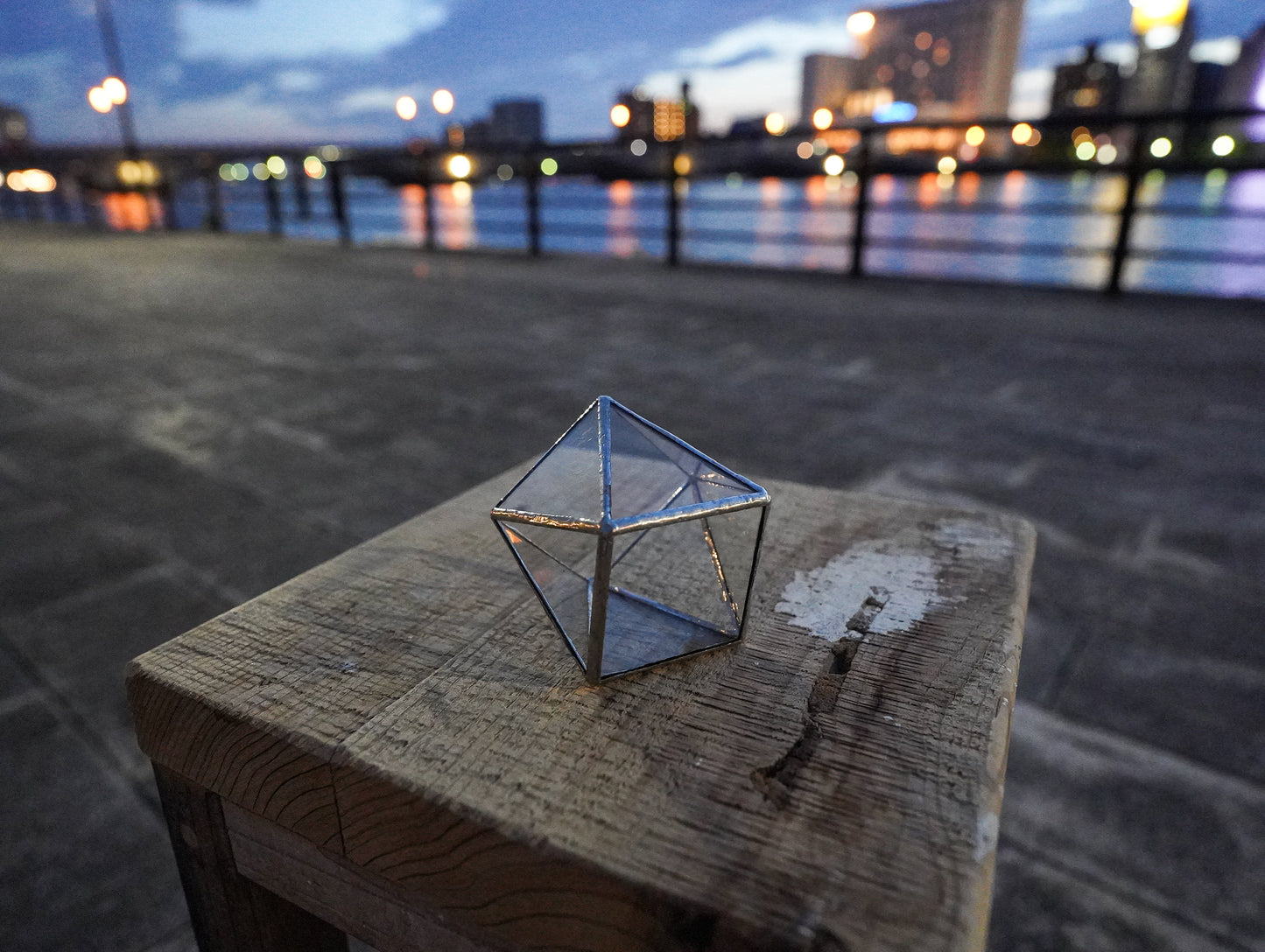 Glass Planter polygon mini #32
