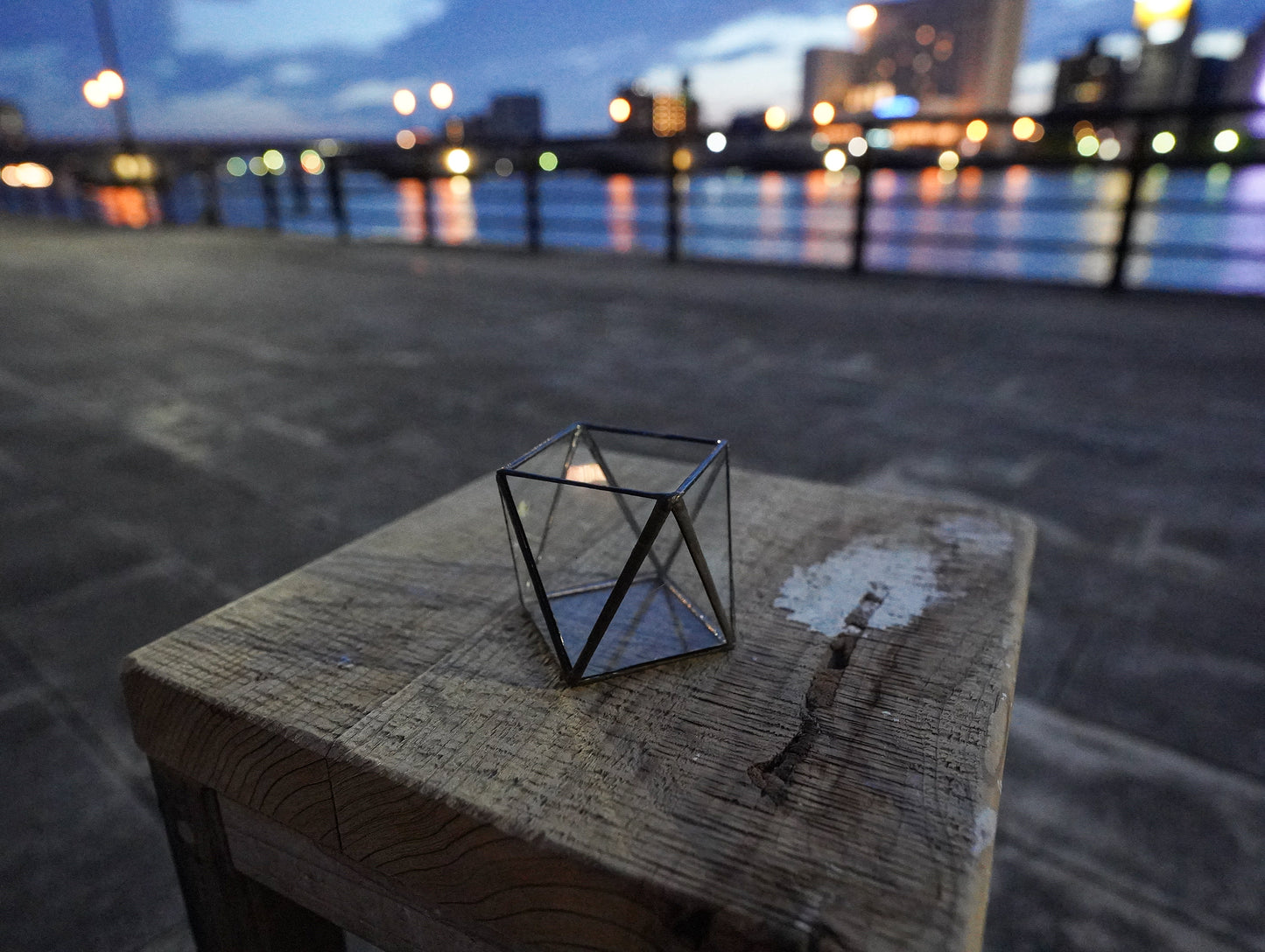 Glass Planter polygon mini BF#33