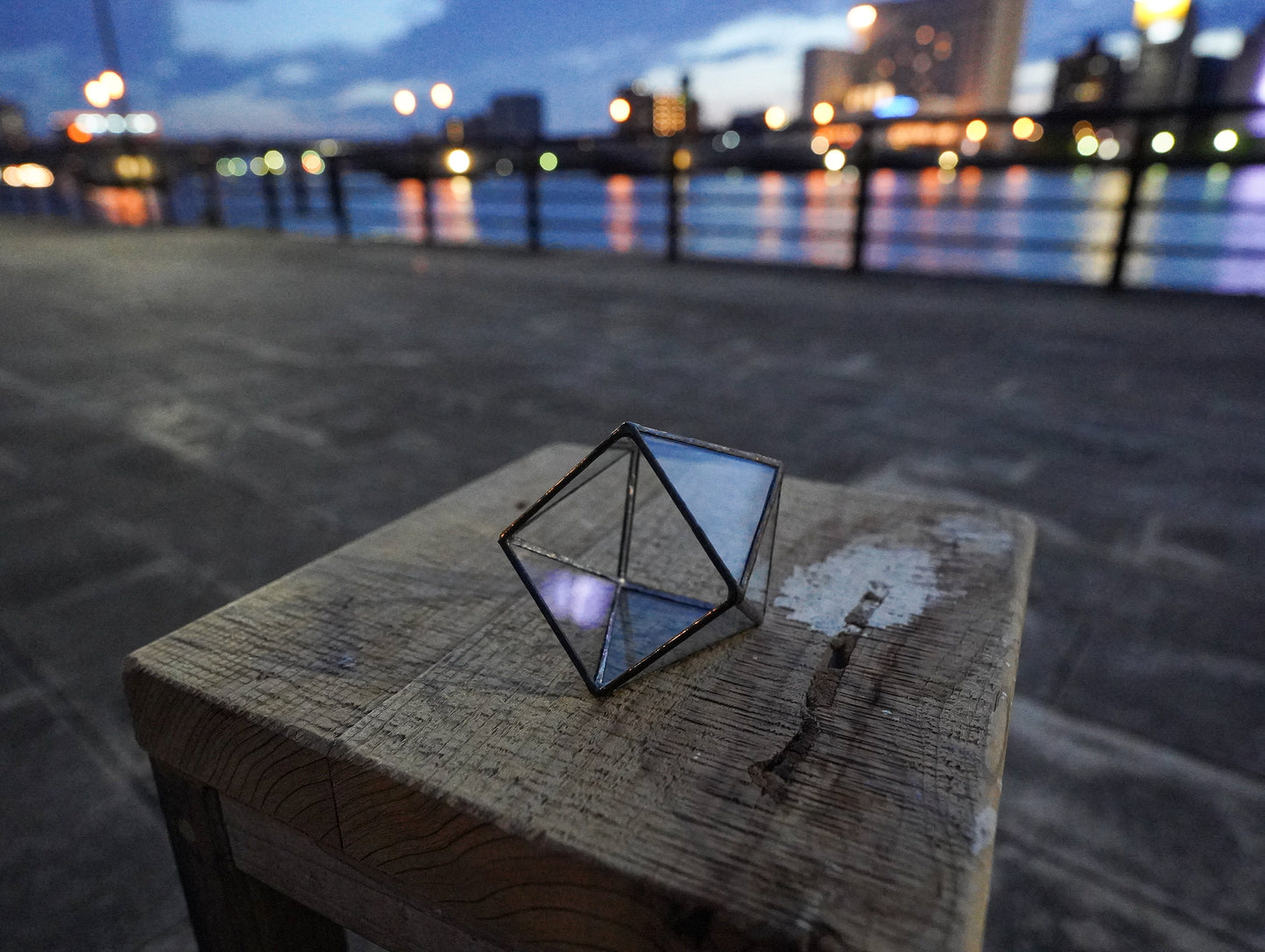 Glass Planter polygon mini BF#33