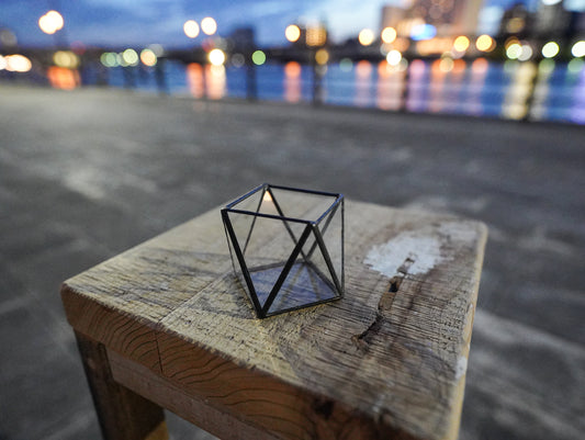 Glass Planter polygon mini BF#36