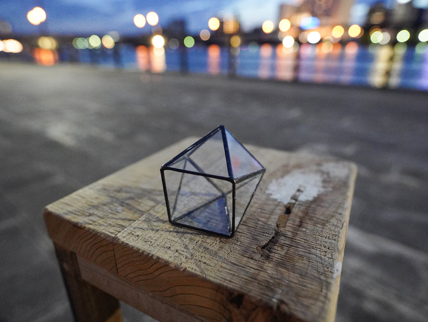 Glass Planter polygon mini BF#36