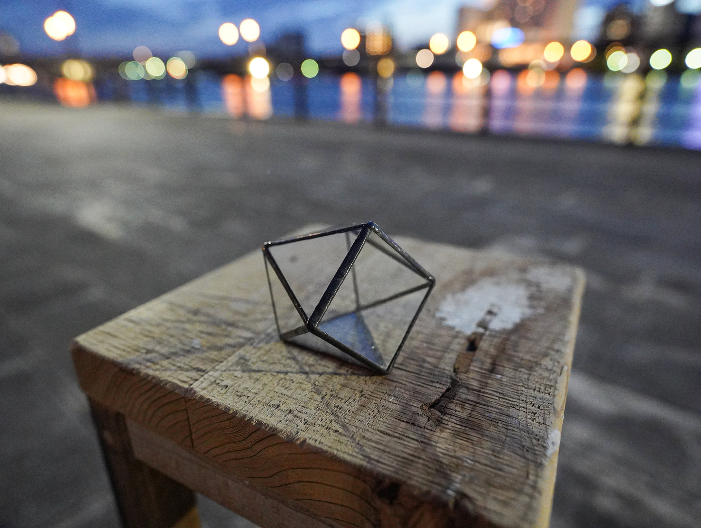 Glass Planter polygon mini BF#36
