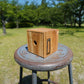 Sustainable wood square105 & vintage nametag #3