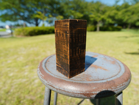 Old wood dry vase #15