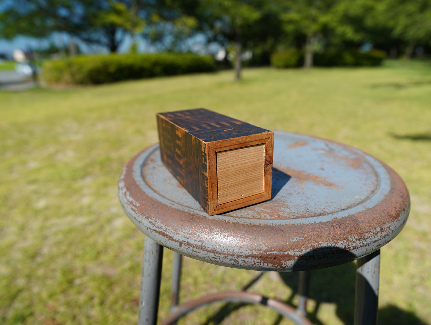 Old wood dry vase #15