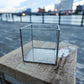 Glass Planter square clear #19