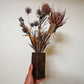 Old wood dry vase #15