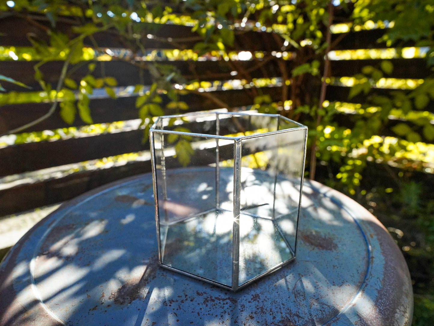 Glass Planter hexagon #67