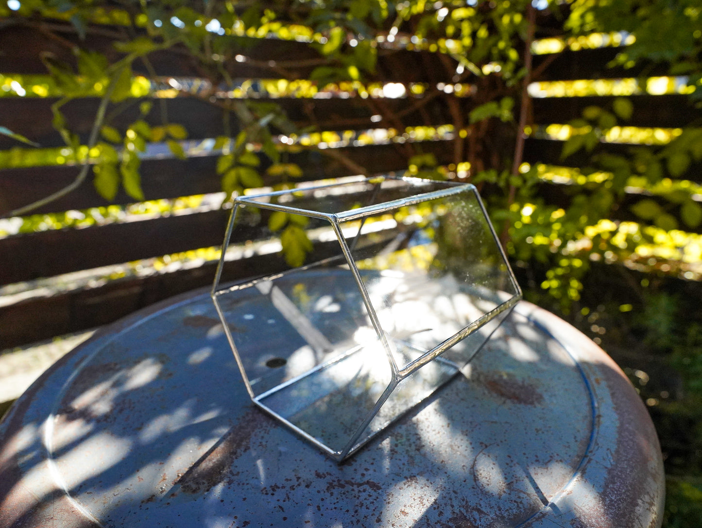 Glass Planter hexagon #67