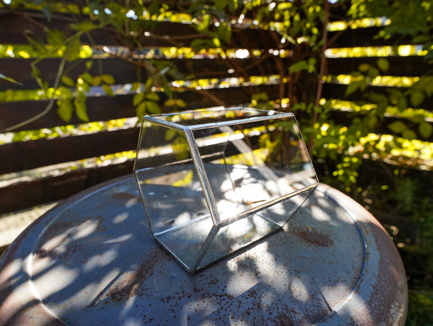 Glass Planter hexagon #67