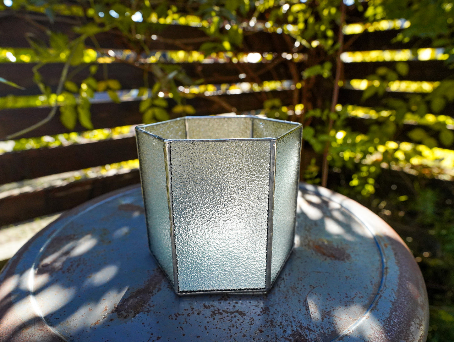 Glass Planter hexagon #66