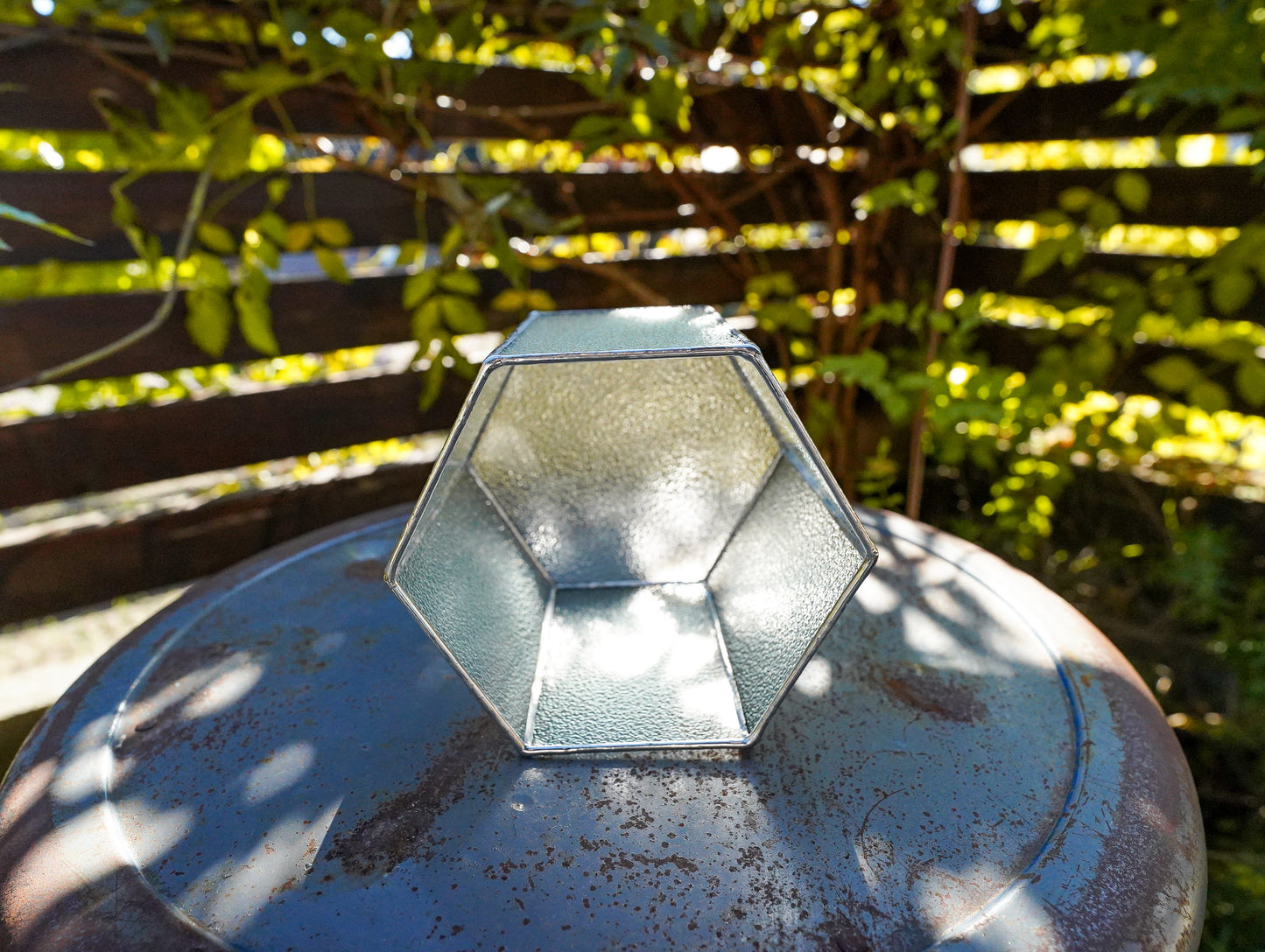 Glass Planter hexagon #66