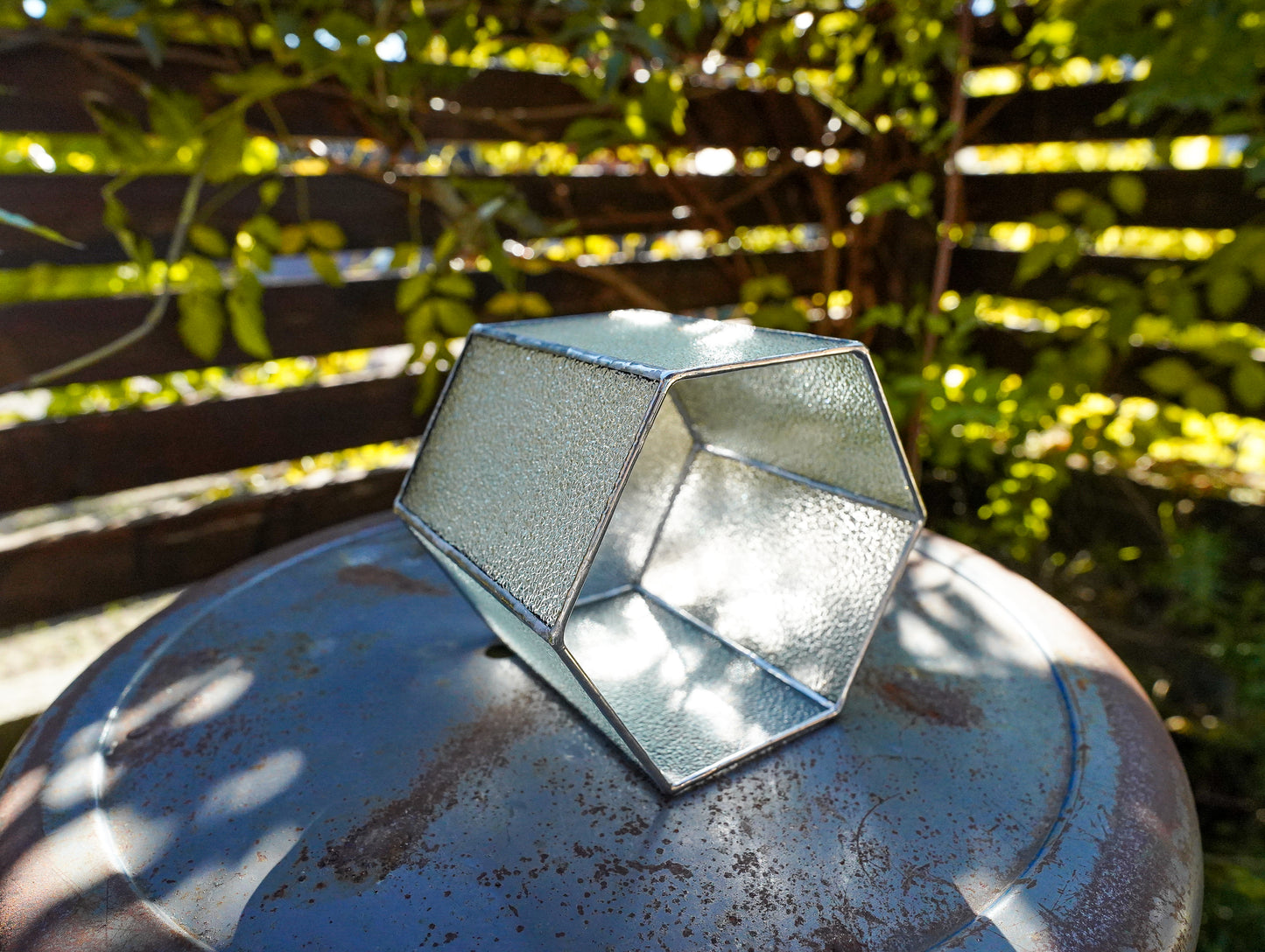 Glass Planter hexagon #66