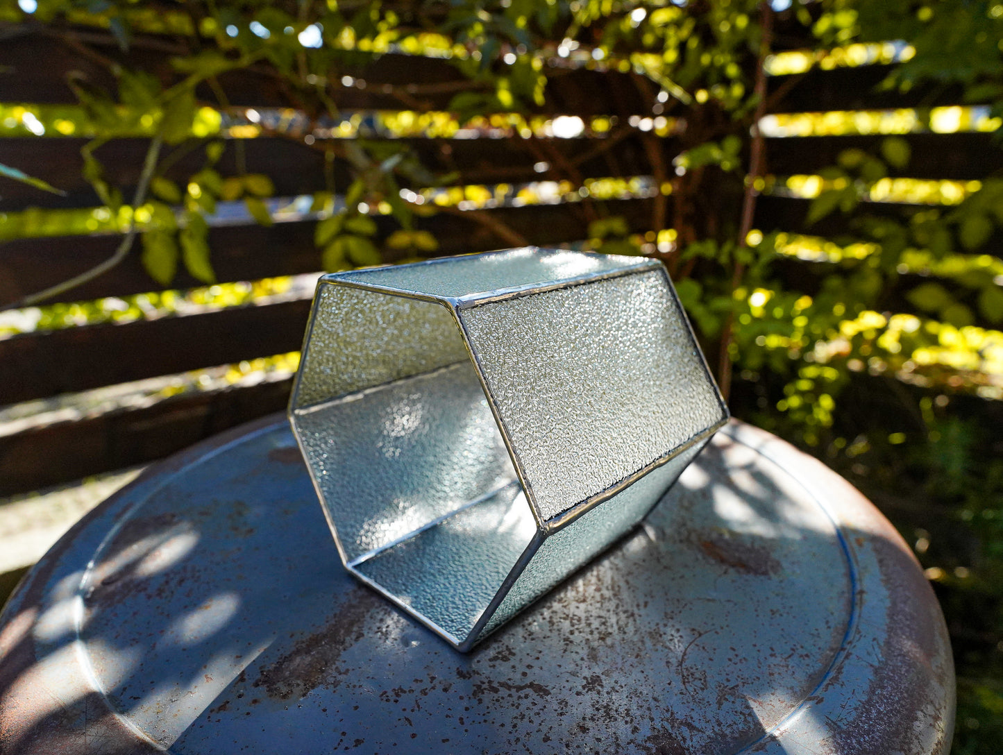 Glass Planter hexagon #66