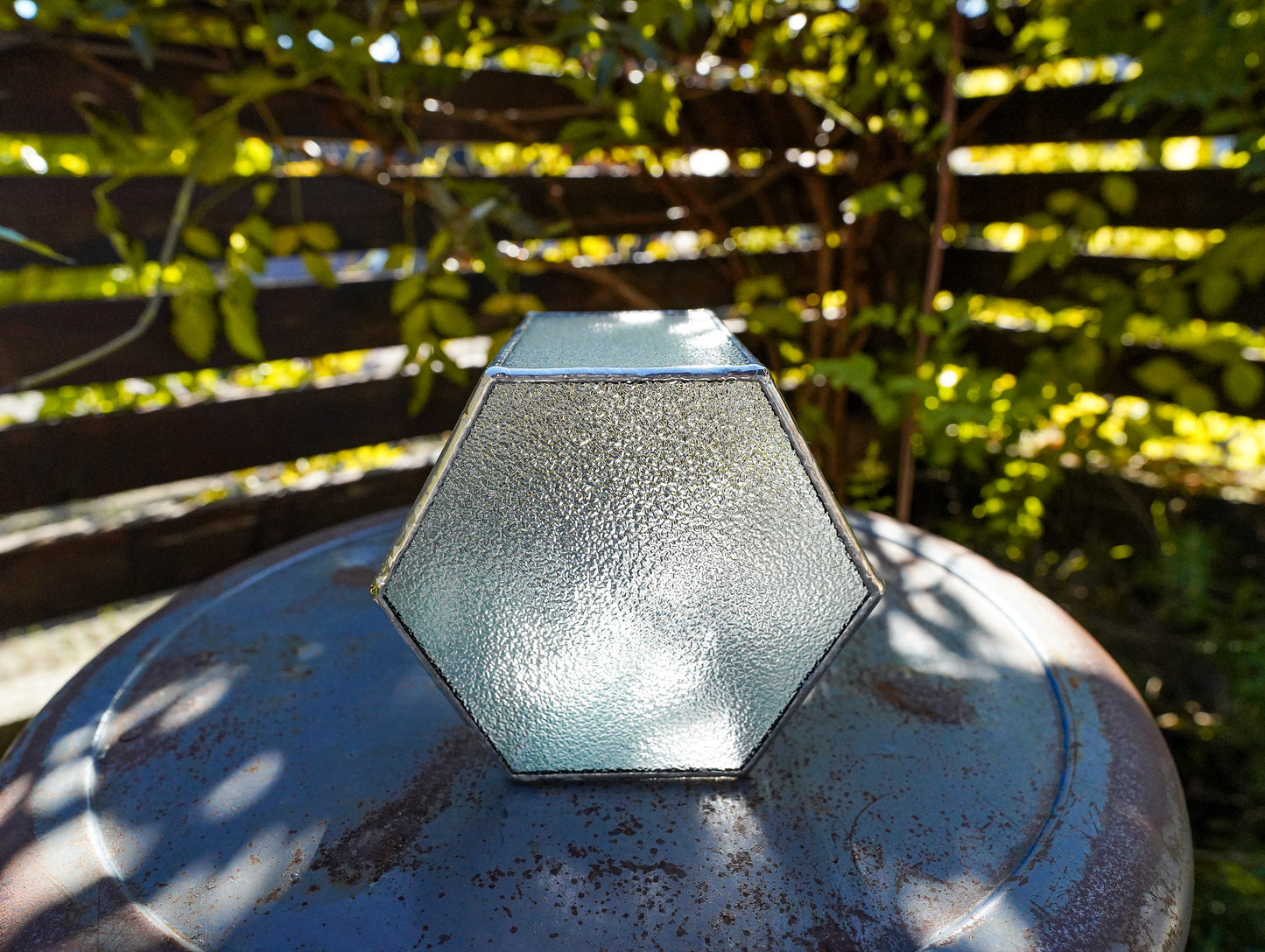 Glass Planter hexagon #66