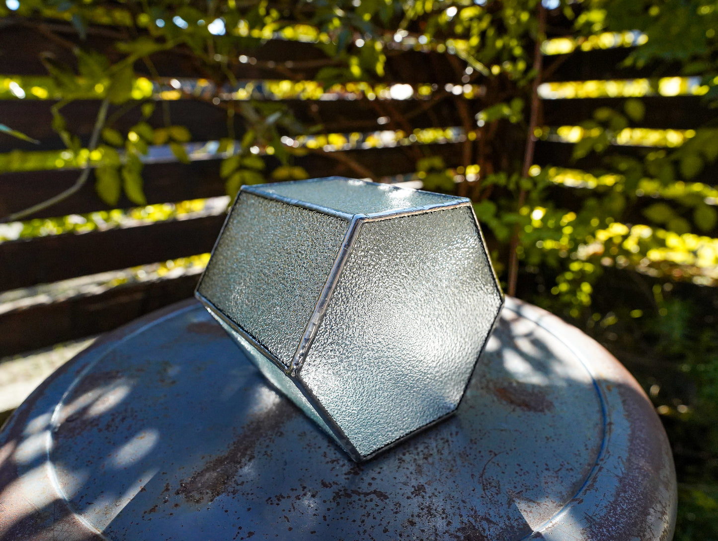 Glass Planter hexagon #66