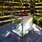 Glass Planter square red #70