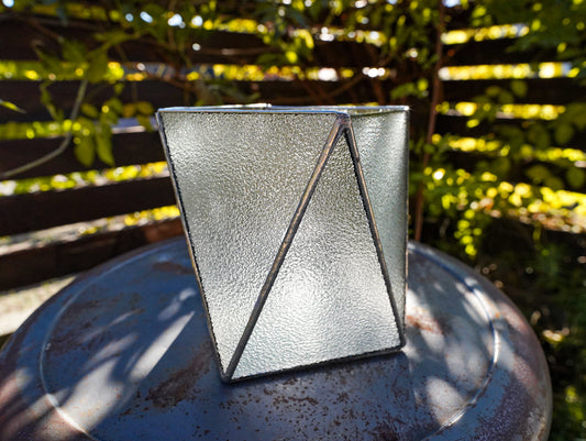 Glass Planter polygon rough #75