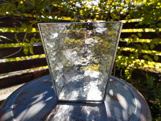 Glass Planter tapered bump #78