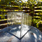 Glass Planter tapered bump #78