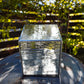 Glass Planter tapered bump #78